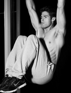 Sticky Pages: Model Chad White Works It Out for Details Magazine