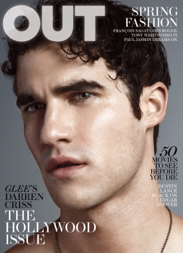 Sticky Pages: Darren Criss shows skin in Out Magazine | THE MAN CRUSH BLOG
